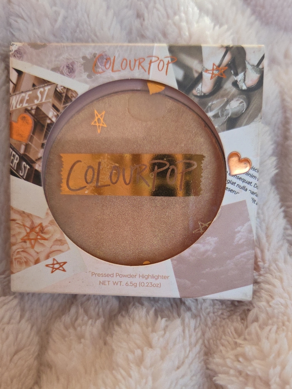 ColourPop Shimmering Rose Gold Pressed Highlighter